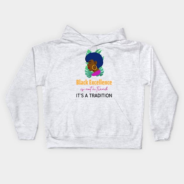 Black Excellence Kids Hoodie by HeadsTurnerBoutique